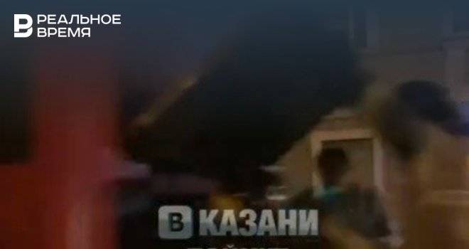 Соцсети: в Казани на Сибирском тракте загорелся автобус