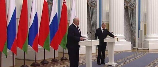 Лукашенко заявил, что они с Путиным «не болели поглощением»