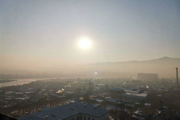 Чита вошла в список городов России с самым грязным воздухом по итогам 2020 года