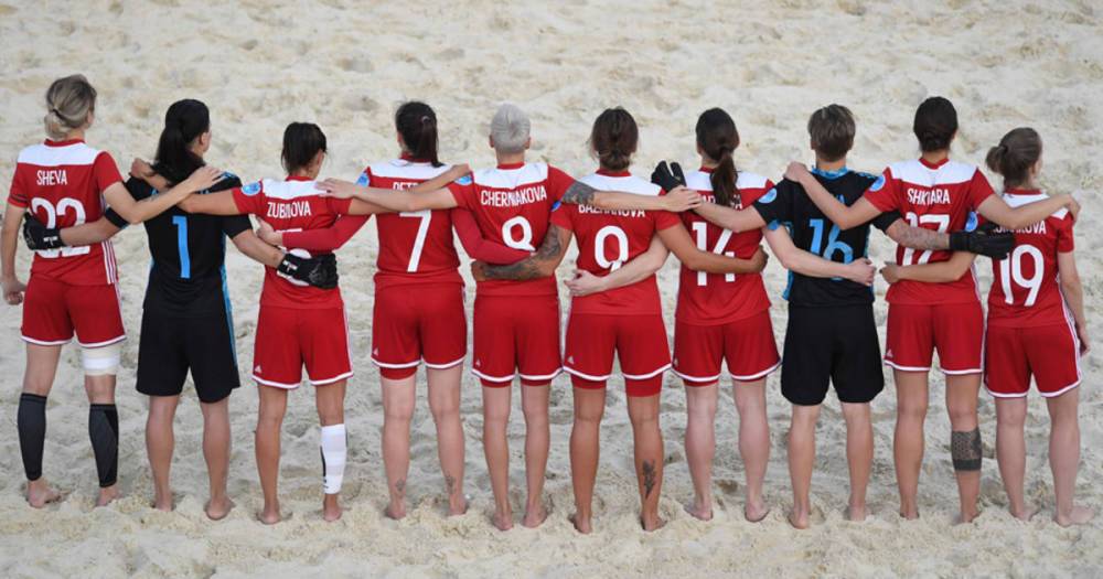 Женская сборная России по пляжному футболу победила в финале Евролиги