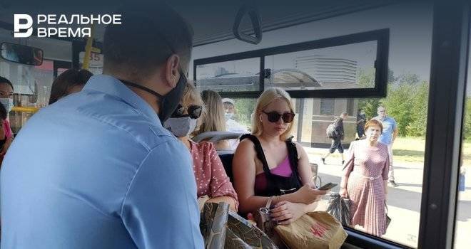 В общественном транспорте Казани за неделю выявили почти 4 тыс. пассажиров без масок