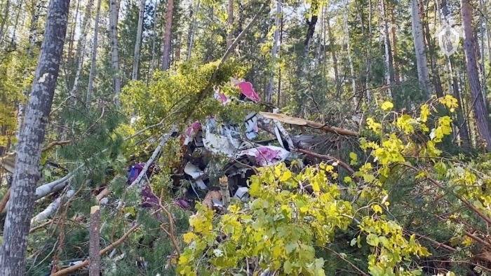 Два бортовых самописца найдены на месте крушения самолета в Иркутской области