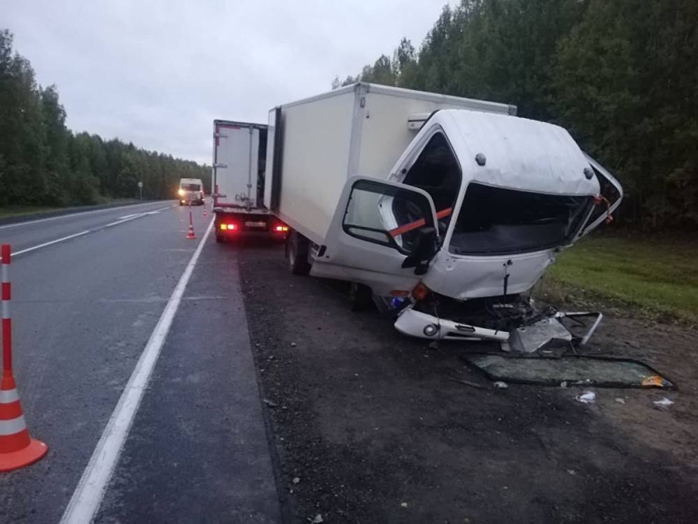 В Уватском районе водитель легковой машины погиб в аварии с рефрижератором