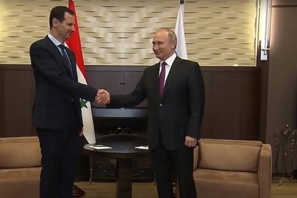 Владимир Путин заявил о росте товарооборота с Сирией в 3,5 раза