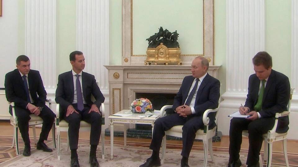 Владимир Путин на встрече с Башаром Асадом обсудил ситуацию в Сирии
