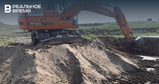 В Татарстане обнаружили незаконную добычу песка