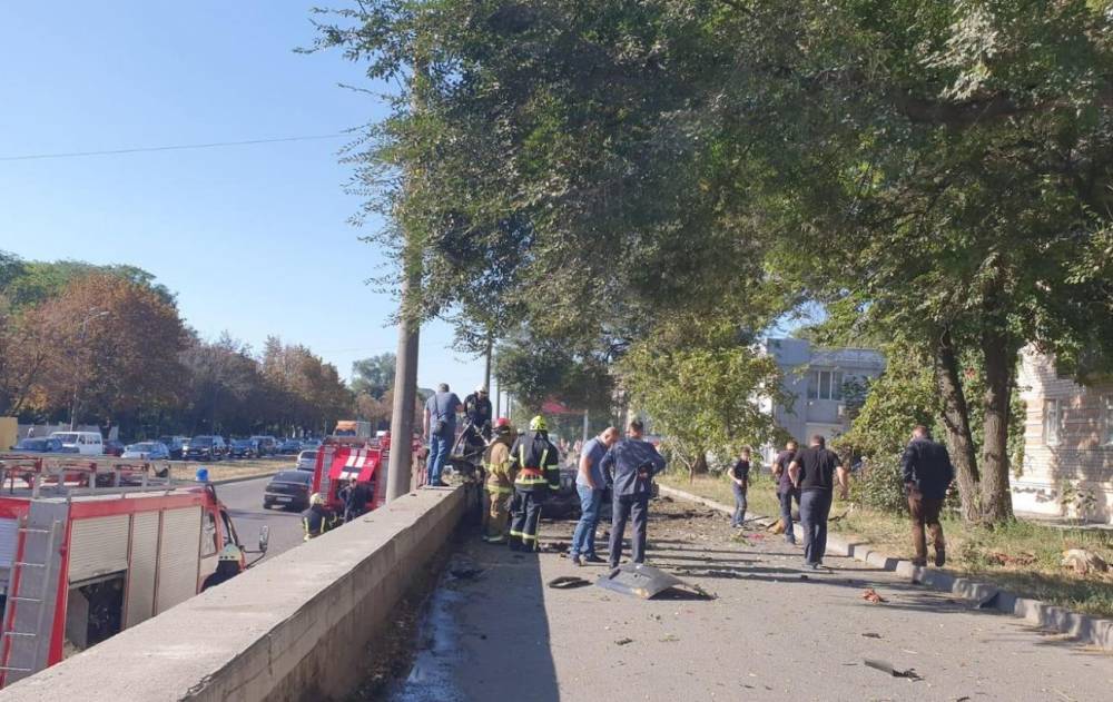 Взрыв автомобиля в Днепре квалифицировали как теракт