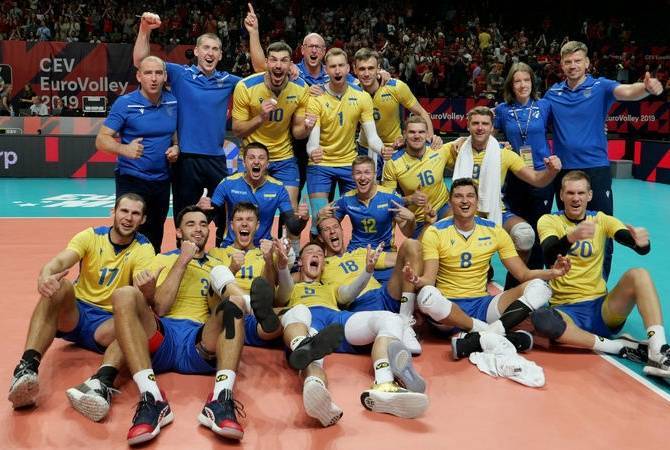 Мужская сборная Украины по волейболу стартует на Чемпионате Европы