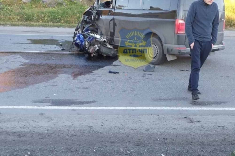 Смертельное ДТП с участием мотоциклиста произошло в Мурманске