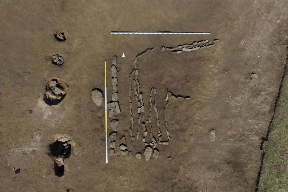 Геоглиф в виде быка нашли петербургские археологи в Тыве