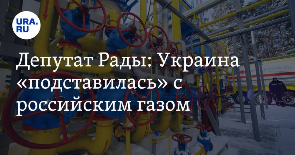 Депутат Рады: Украина «подставилась» с российским газом