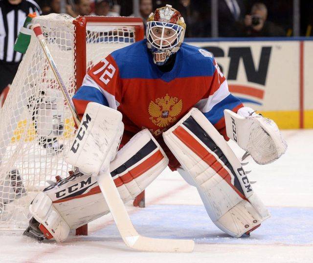 Федерация хоккея России поздравила кузбассовца Сергея Бобровского с днём рождения