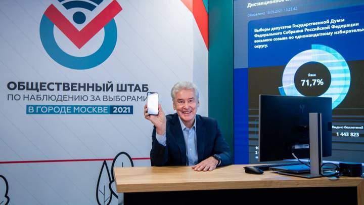 Сергей Собянин объявил о победе кандидатов из его списка на выборах в Госдуму