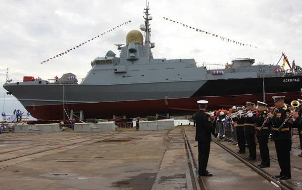 В Крыму спустили на воду ракетный корабль