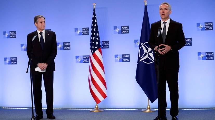 Блинкен и Столтенберг обсудили концепцию НАТО и ситуацию в Афганистане