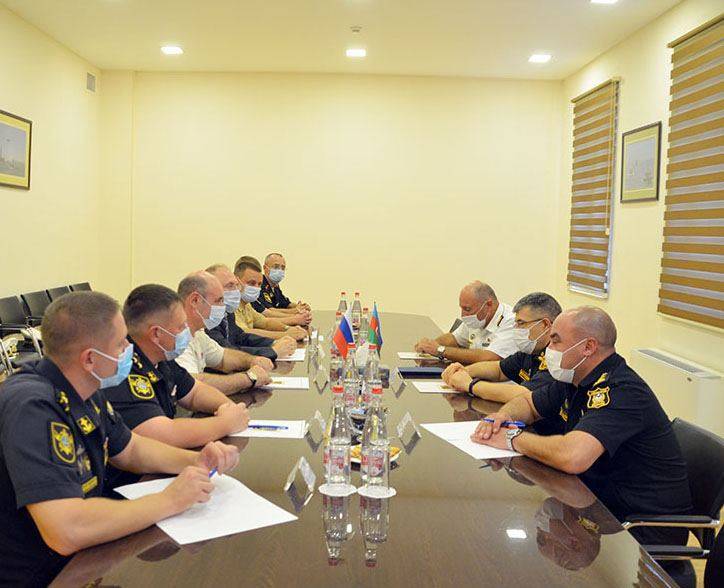 В Баку состоялась встреча военных моряков Азербайджана и России (ФОТО)