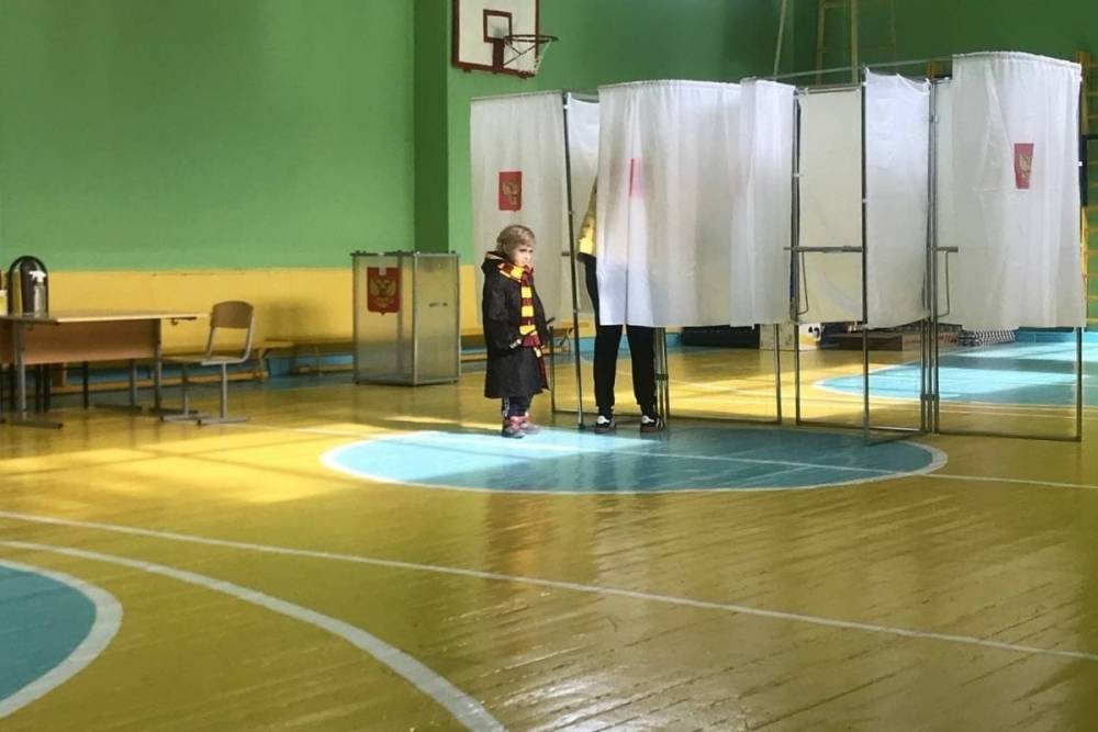 На избирательном участке в Рязани заметили волшебника