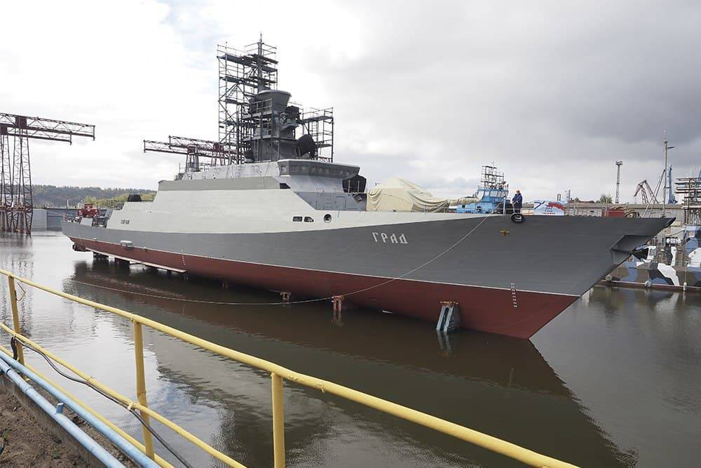 Россия спустила на воду новый корабль с «Калибрами»