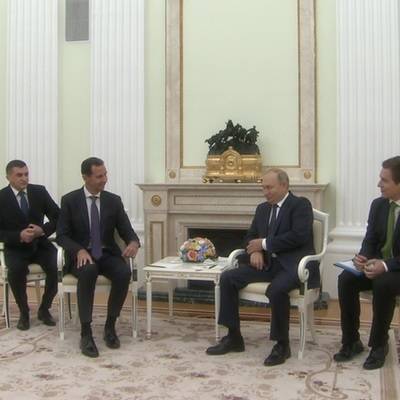 Владимир Путин и Башар Асад провели встречу в Кремле