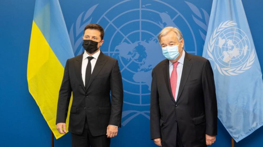Зеленский пригласил генсека ООН в Украину