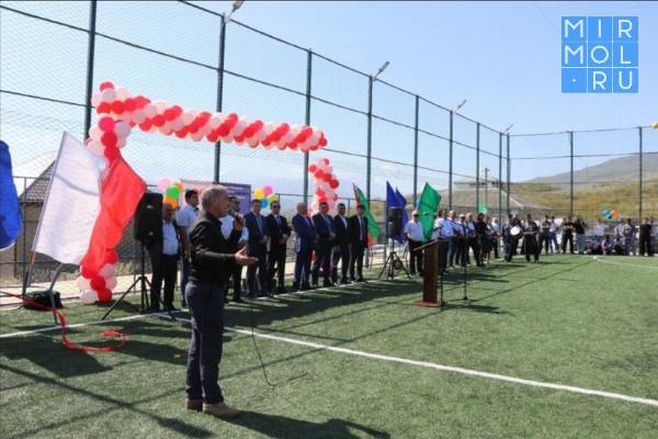 В Магарамкентском районе состоялось открытие мини-футбольного поля