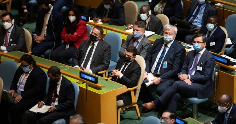 Зеленский пришел на открытие сессии Генассамблеи ООН