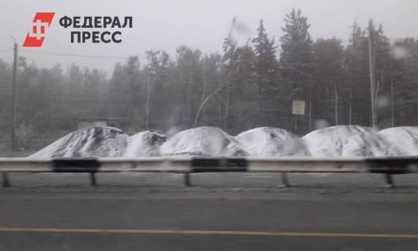 В Челябинской области в середине сентября выпал первый снег