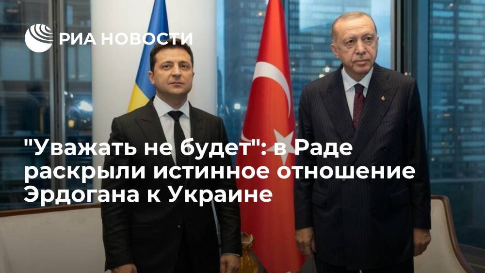 Депутат Рады Волошин: Эрдоган не уважает Украину, а лишь использует страну в своих целях