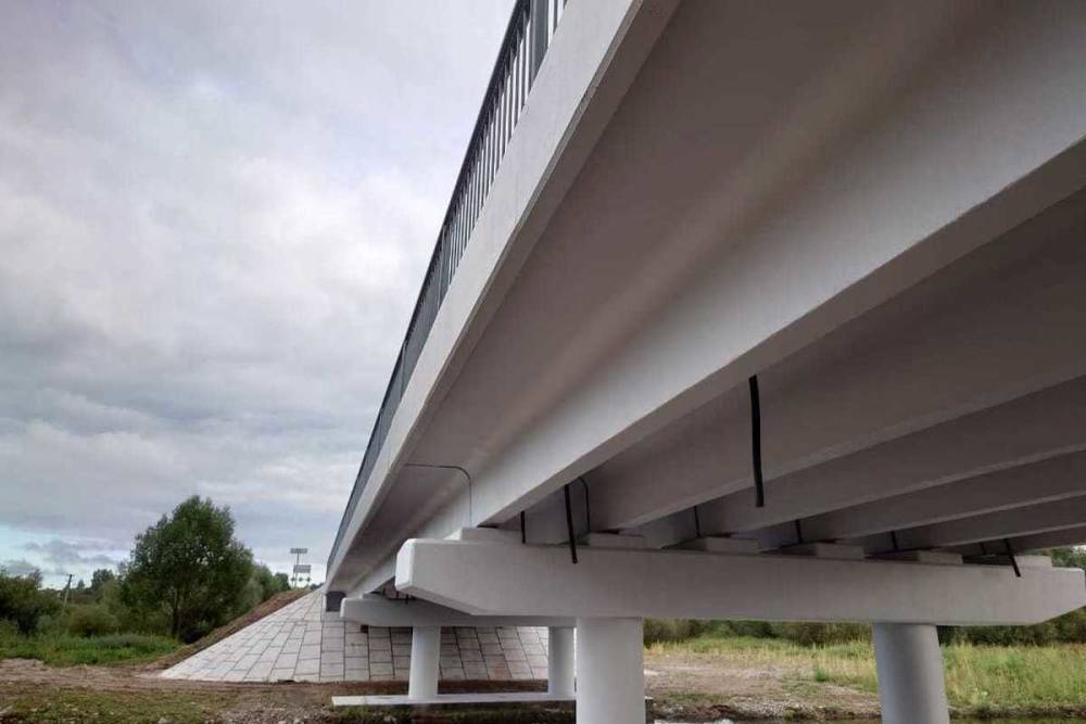 Реконструкцию моста через реку Ашевку завершили в Бежаницком районе