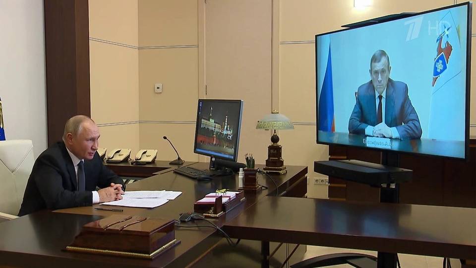 Ситуацию в Марий Эл Владимир Путин обсудил с главой республики Александром Евстифеевым