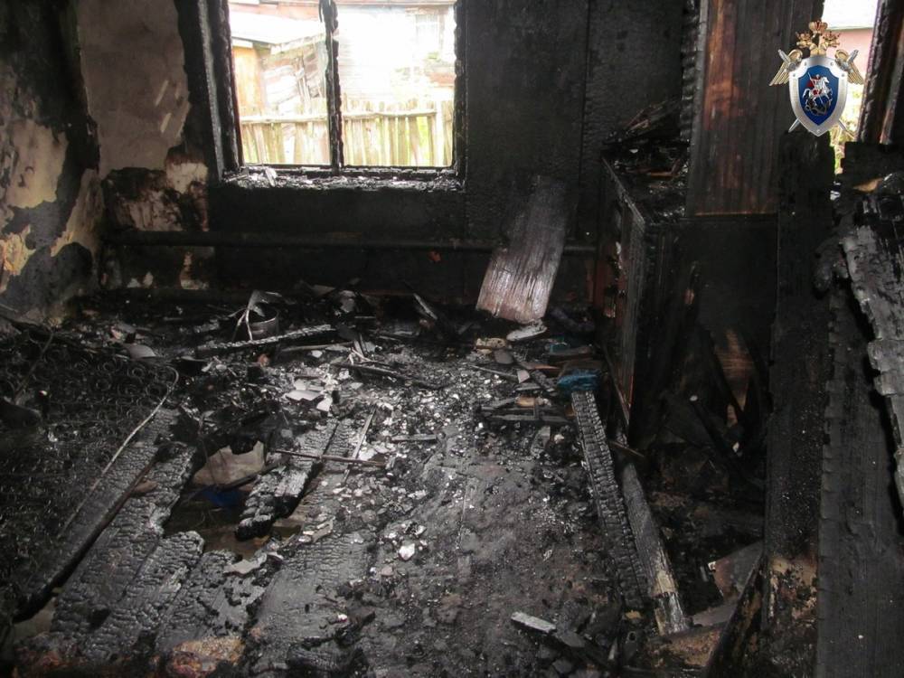 Следователи выясняют обстоятельства гибели мужчины на пожаре в Вачском районе