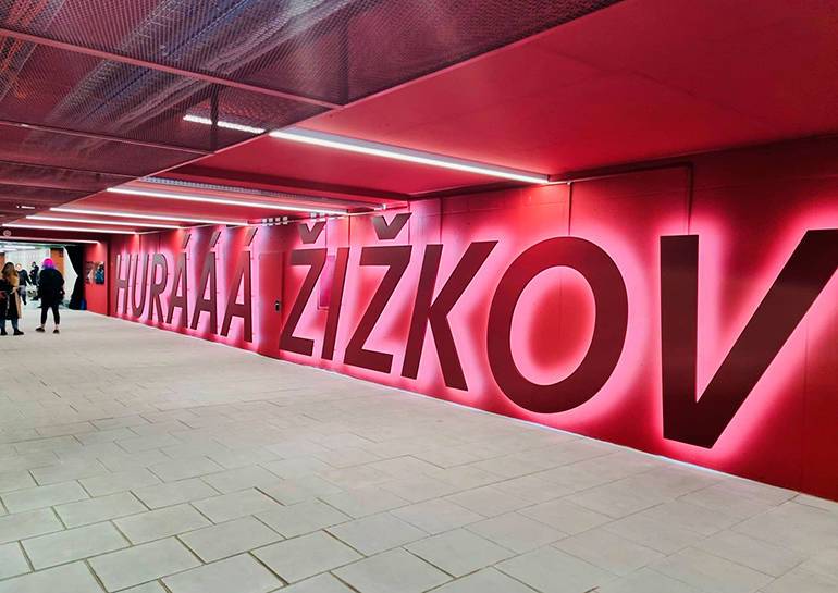 На Главном вокзале Праги открыли подземный переход к району Жижков
