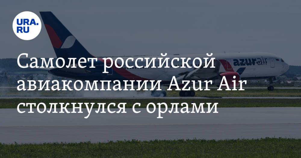Самолет российской авиакомпании Azur Air столкнулся с орлами