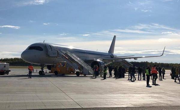 Новый тобольский аэропорт принял первый рейс