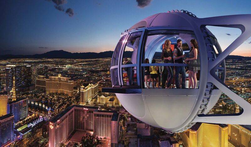 В Лас-Вегасе застряли в воздухе пассажиры самого высокого в мире колеса обозрения