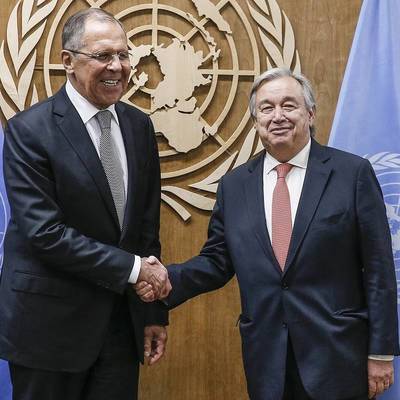 Лавров и генсек ООН провели встречу на полях 76-й сессии Генассамблеи
