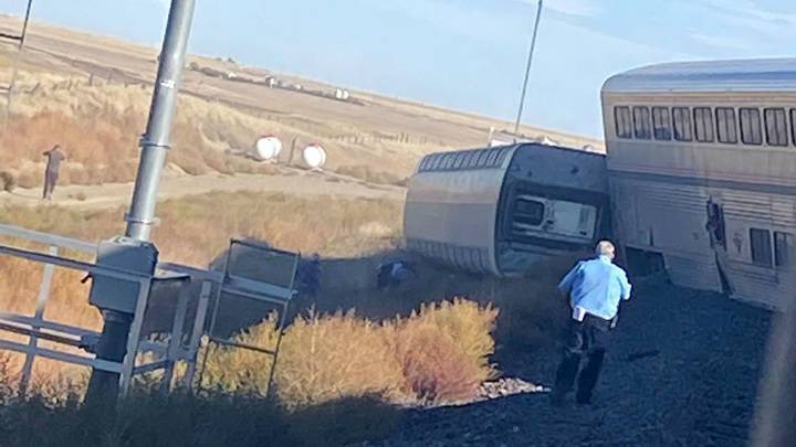 Крушение поезда в Монтане: есть погибшие и пострадавшие