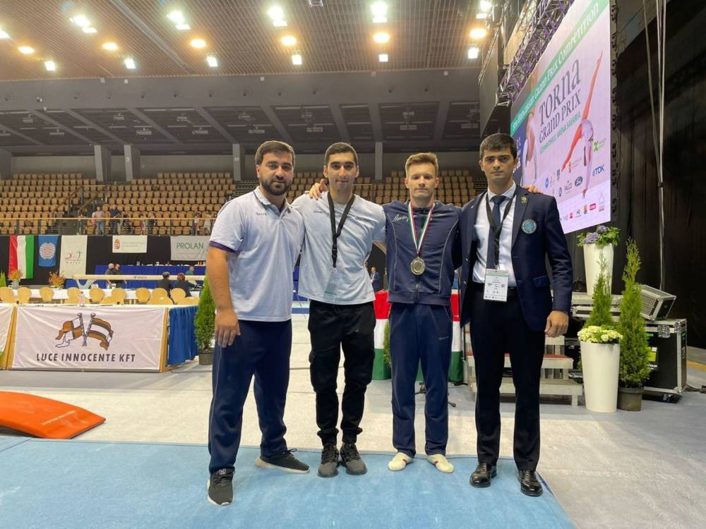 Азербайджанский гимнаст завоевал золотую медаль на Гран-при в Венгрии (ФОТО)