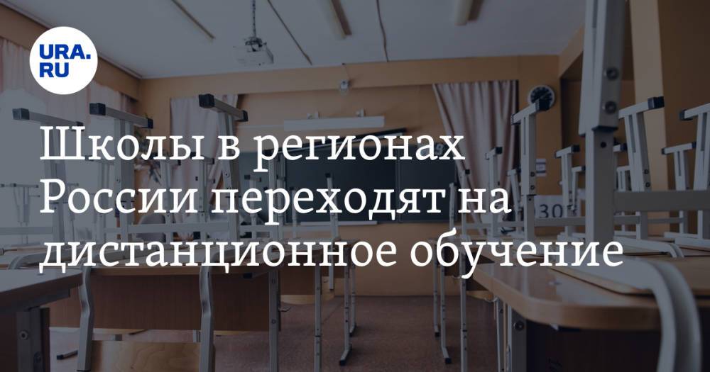 Школы в регионах России переходят на дистанционное обучение
