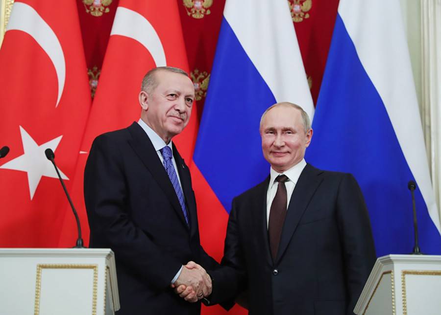 Песков раскрыл темы переговоров Путина и Эрдогана