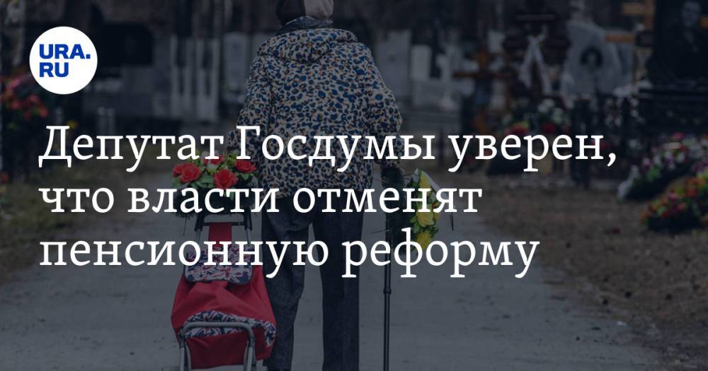 Депутат Госдумы уверен, что власти отменят пенсионную реформу