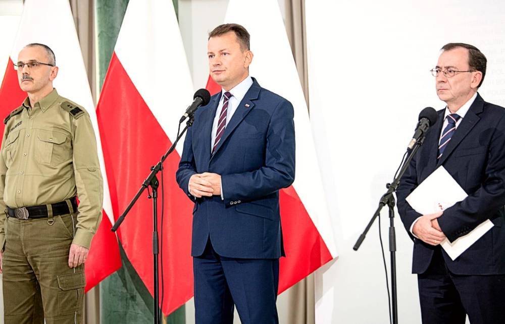 Глава МВД Польши: Мы не позволим прорвать нашу границу, несмотря на провокации белорусских сил