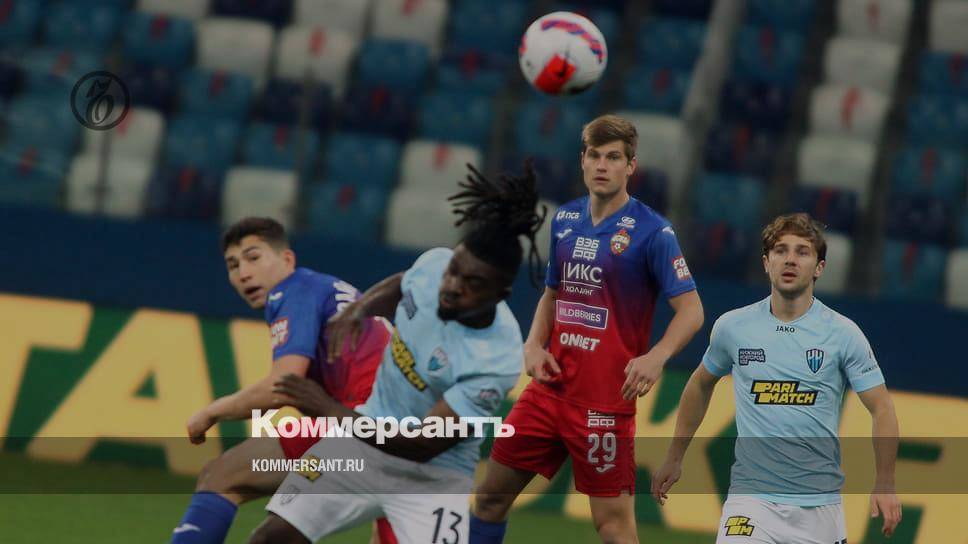 ЦСКА победил «Нижний Новгород» в матче РПЛ