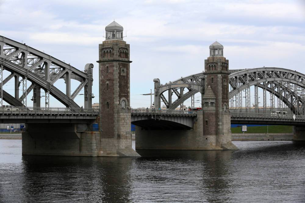 Украшение Дворцового и Большеохтинского моста к новогодним праздникам обойдется городу в 12 млн рублей