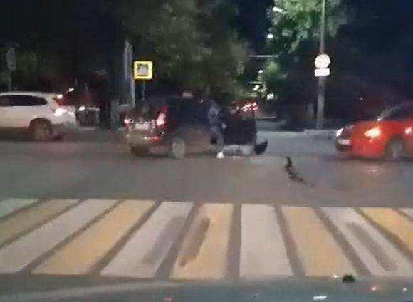В центре Рязани попало в ДТП такси, пострадал пассажир