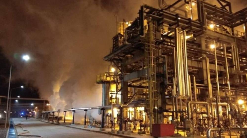 В Беларуси произошел пожар на нефтеперерабатывающем заводе