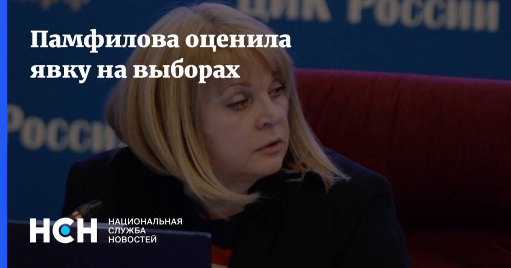 Памфилова оценила явку на выборах