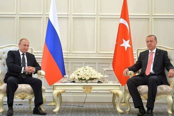 Путин поблагодарил Эрдогана за позицию по Турецкому потоку