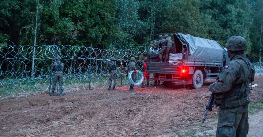 На латвийско-белорусской границе начнут строить забор из колючей проволоки