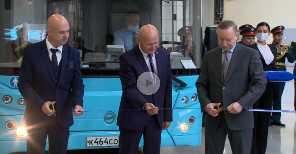 В Петербурге заработал первый автобусный парк для машин на газомоторном топливе